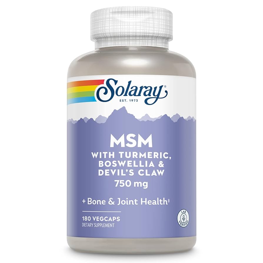 MSM plus Turmeric Solaray