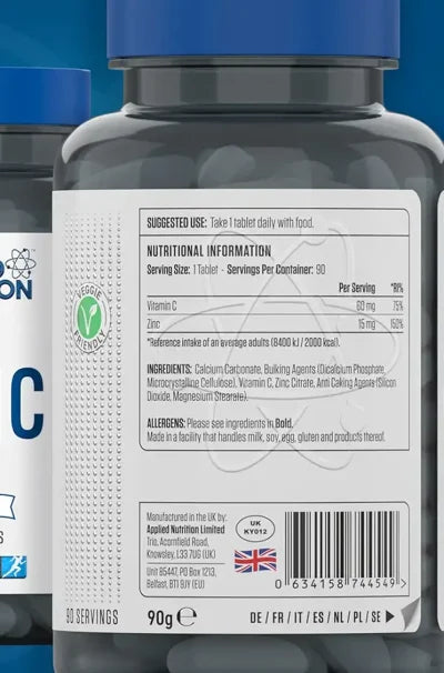 Zinc Applied Nutrition