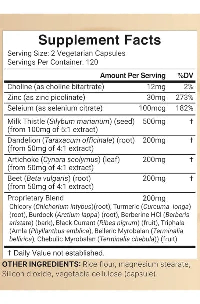 Liver Cleanse Detox & Repair Nature Bell