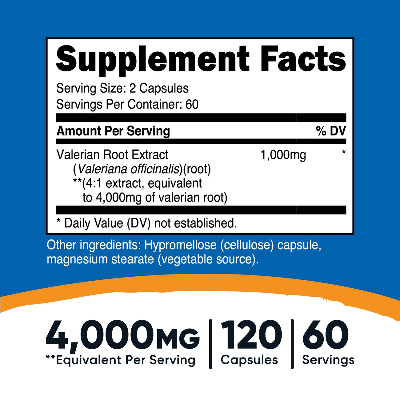 Nutricost Valerian Root 120 Capsules