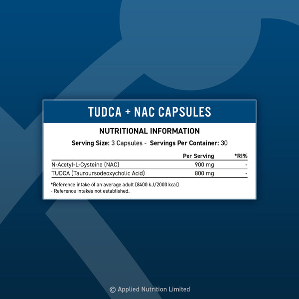 TUDCA + NAC 90 CAPSULES Applied nutrition
