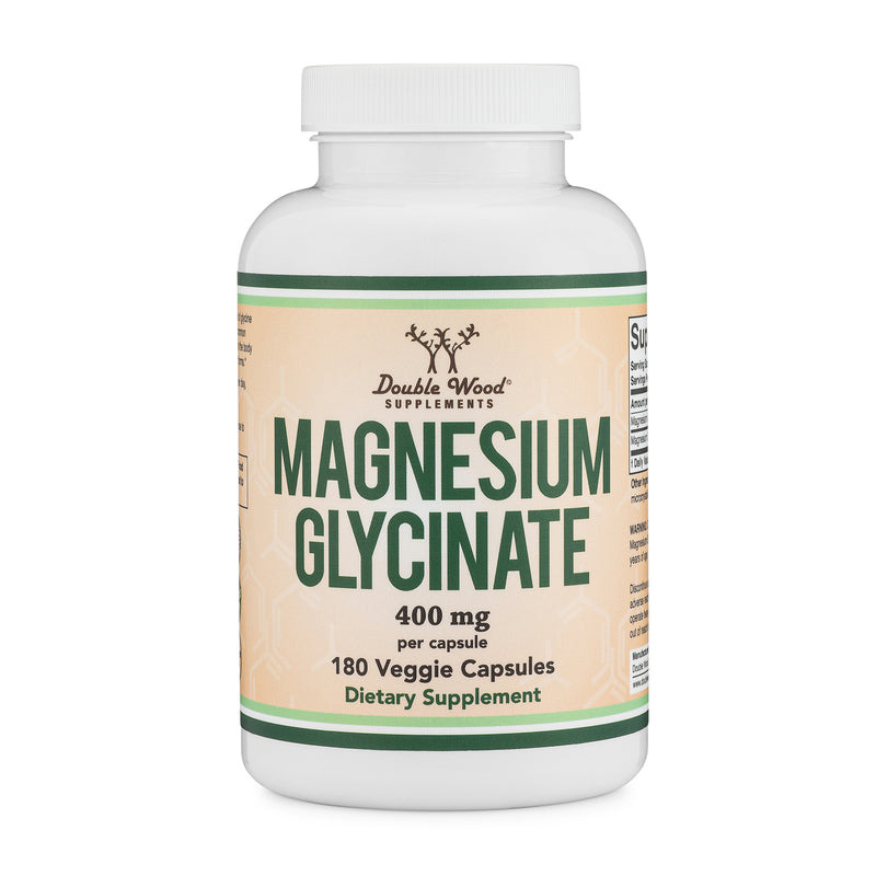 Magnesium Glycinate Supplement 180 Capsules
