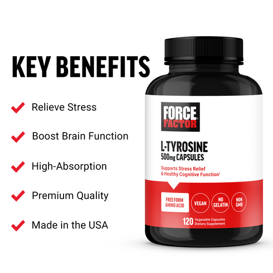 Force Factor Essentials
L-Tyrosine 120 caps