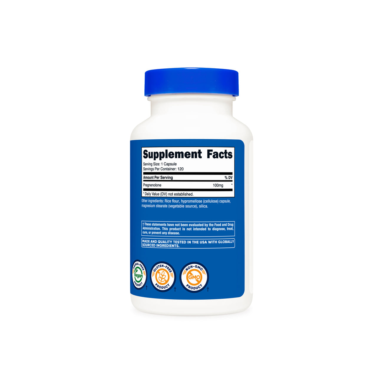 Nutricost Pregnenolone 120 capsules