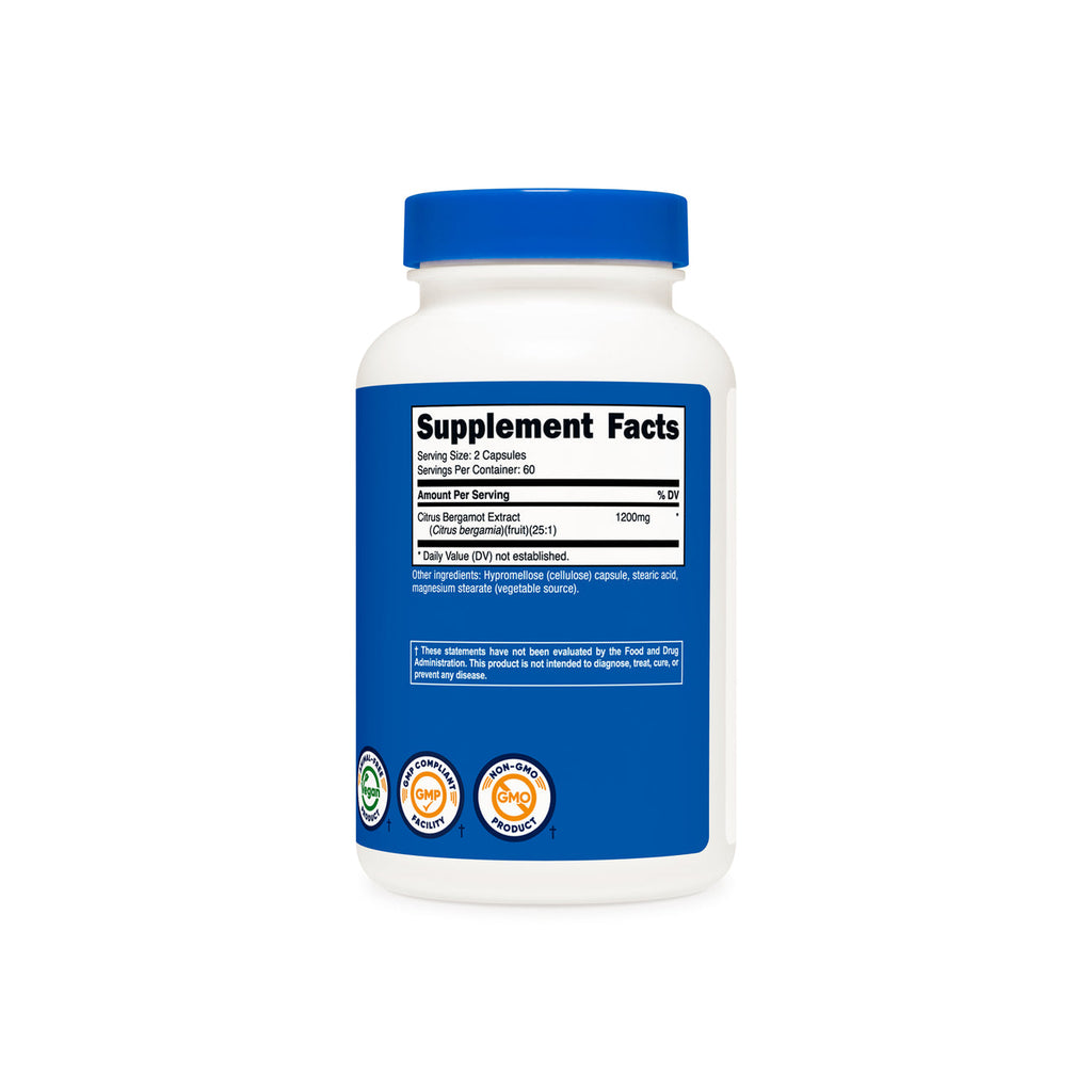 Nutricost Citrus Bergamot
120 Capsules