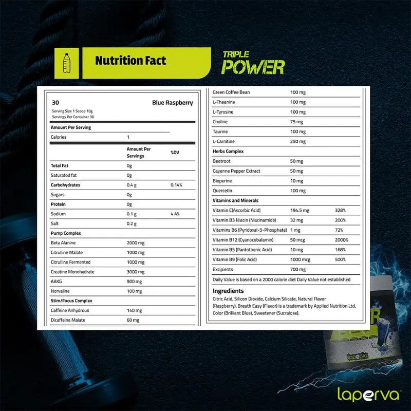 Laperva Triple Power Pre-Workout