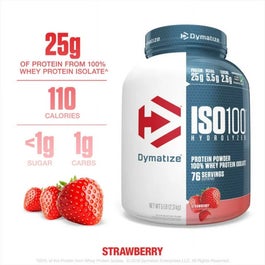 ISO100®
Fast Absorbing Performance Protein 5lbs 70+ servings Dymatize