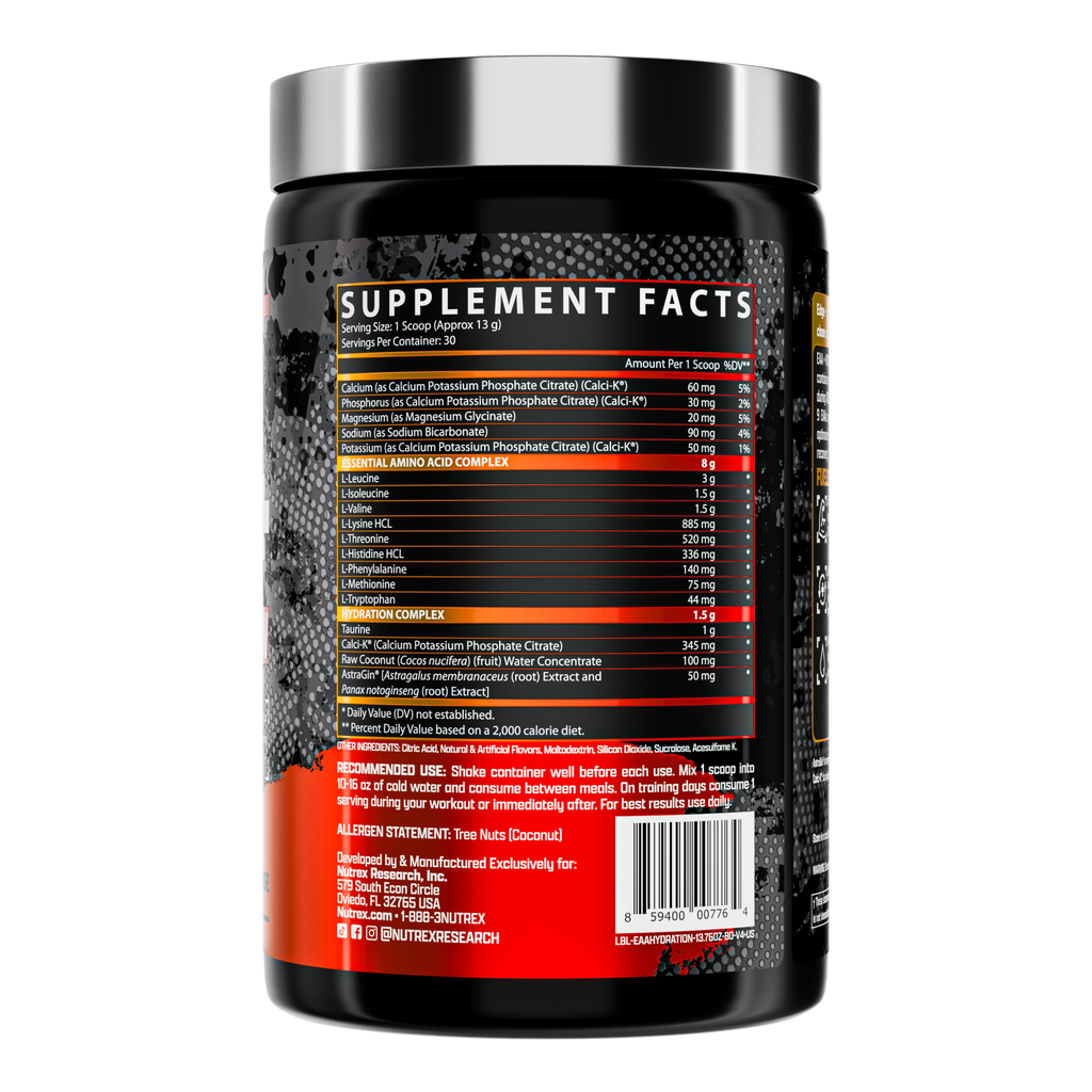 Nutrex EAA+ Hydration
Muscle Recovery & Enhanced Hydration