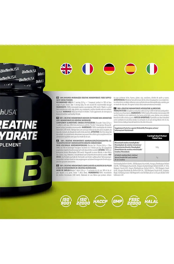 Creatine Monohydrate Biotech