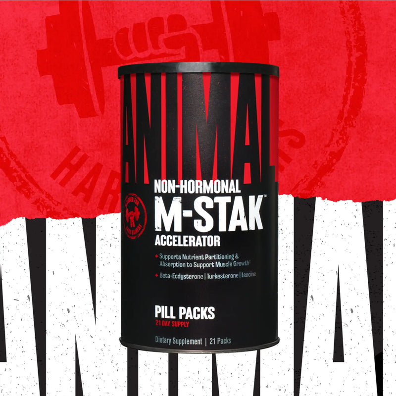 Animal M-Stak
Non-Hormonal Muscle-Building Formula