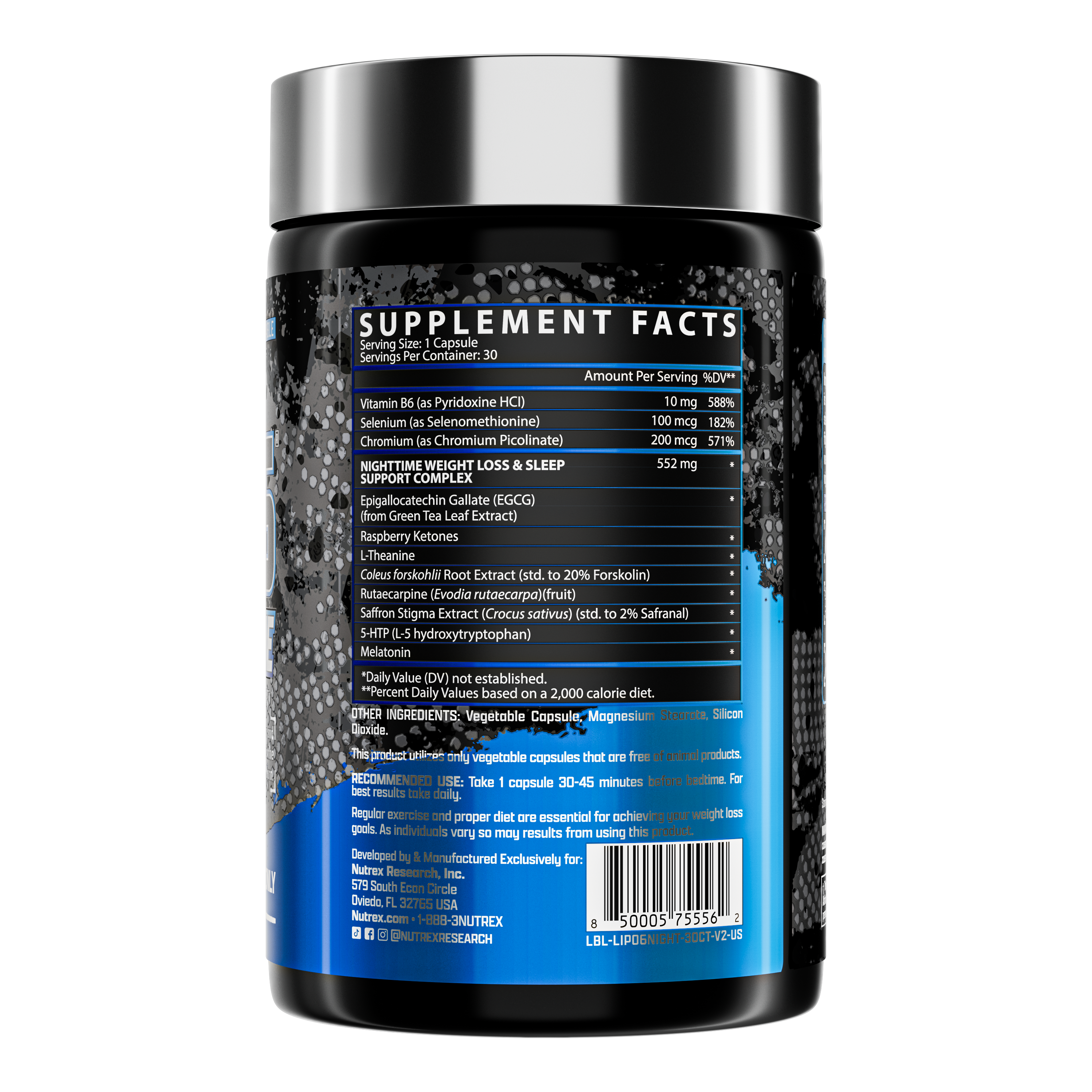 Lipo-6 Nighttime
Restful Sleep and Weight Loss