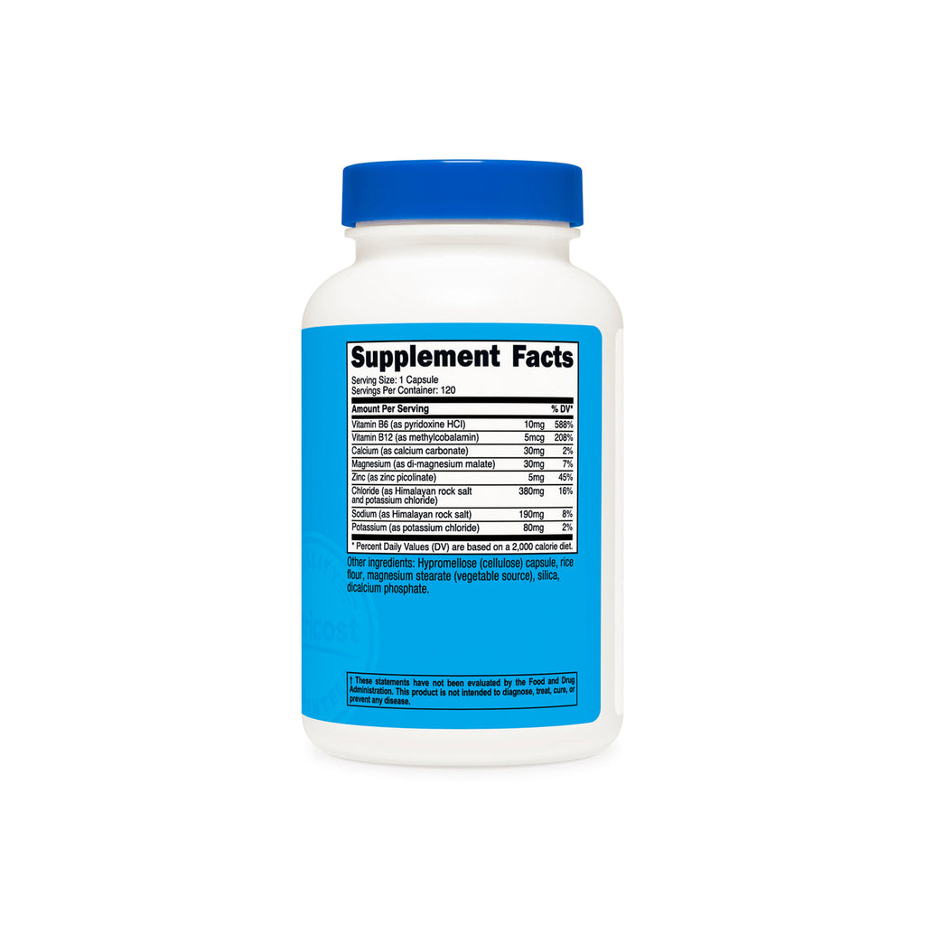 Nutricost Electrolyte (8 Hydrating Electrolytes & Vitamins) (120 CAP)