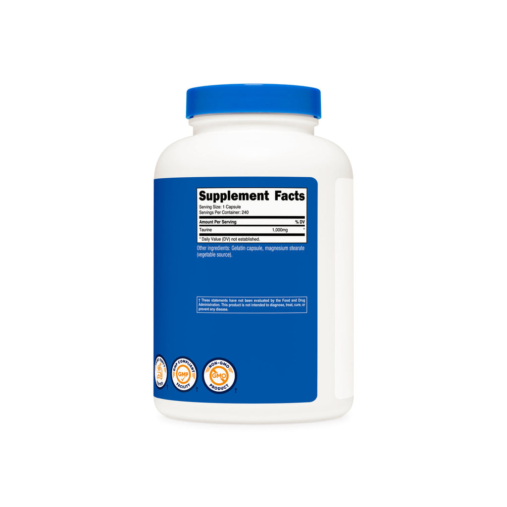 Nutricost Taurine 240 Capsules
