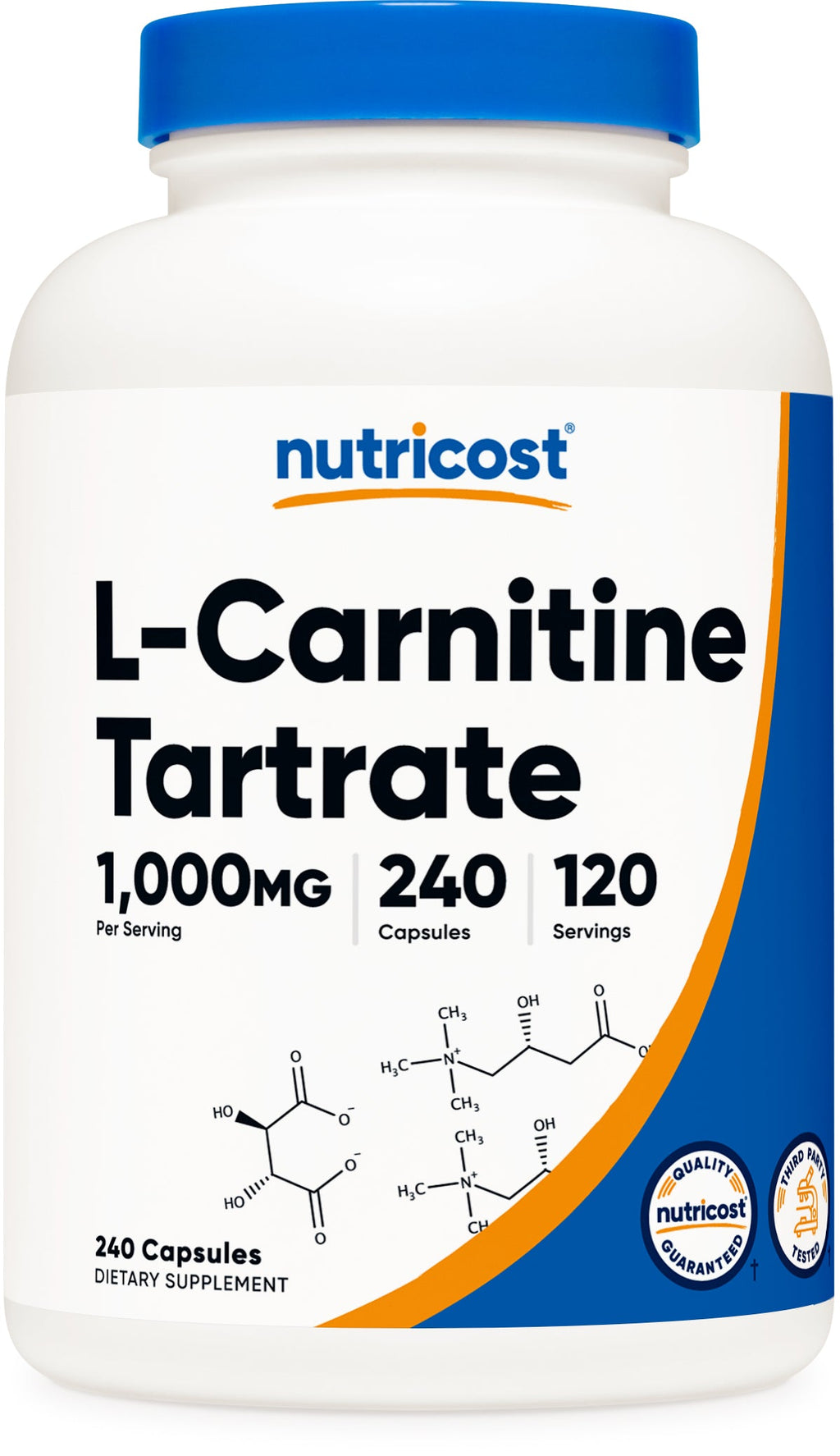 Nutricost L-Carnitine Tartrate 240 Capsules