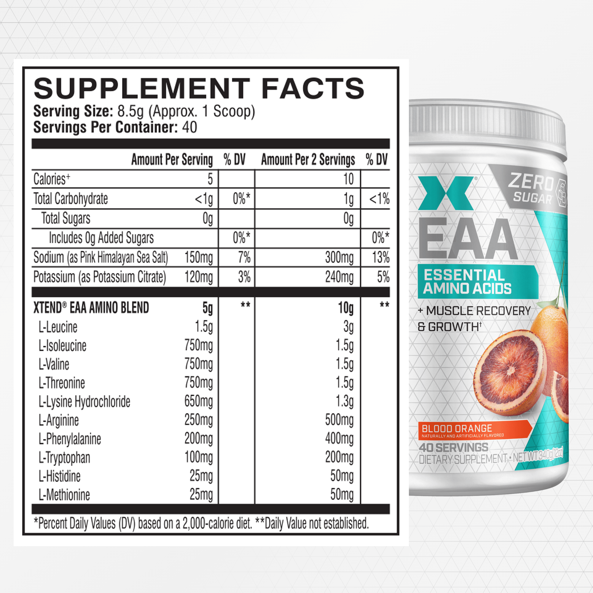 XTEND® EAA Essential Amino Acids Powder
40 Servings