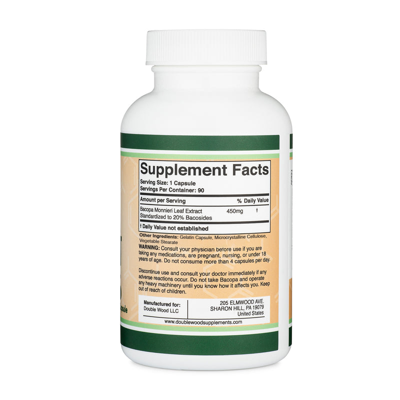 Bacopa Monnieri Extract Supplement