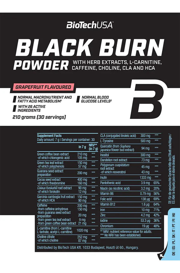 Black Burn Biotech 30 servings