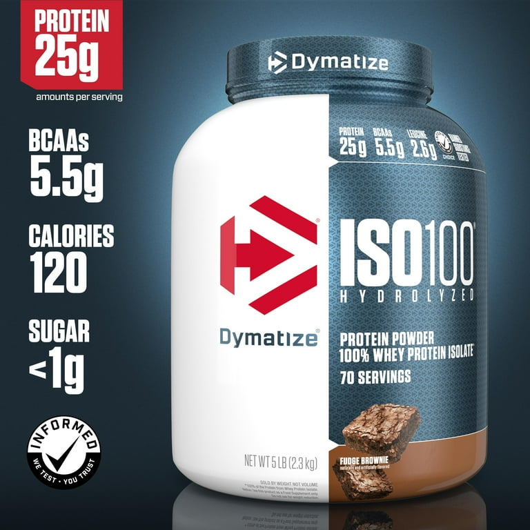 ISO100®
Fast Absorbing Performance Protein 5lbs 70+ servings Dymatize
