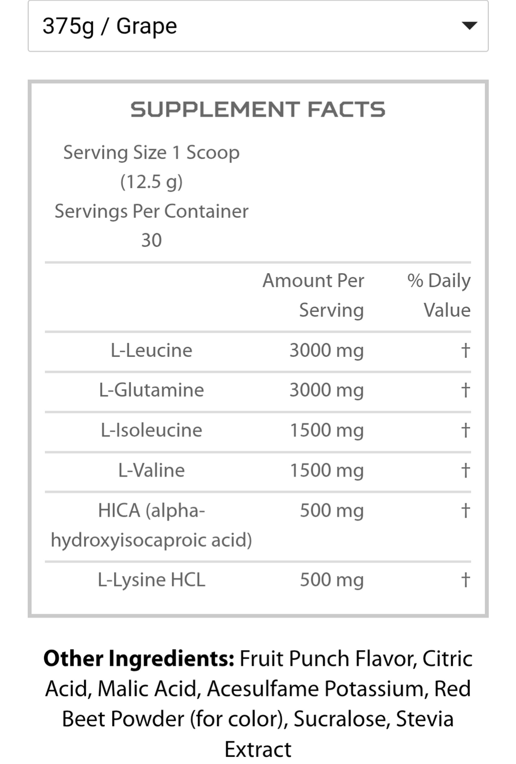 Anabolic State Elite Bcaa+Eaa