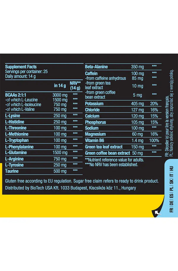Amino Energy zero with Electrolytes Biotech