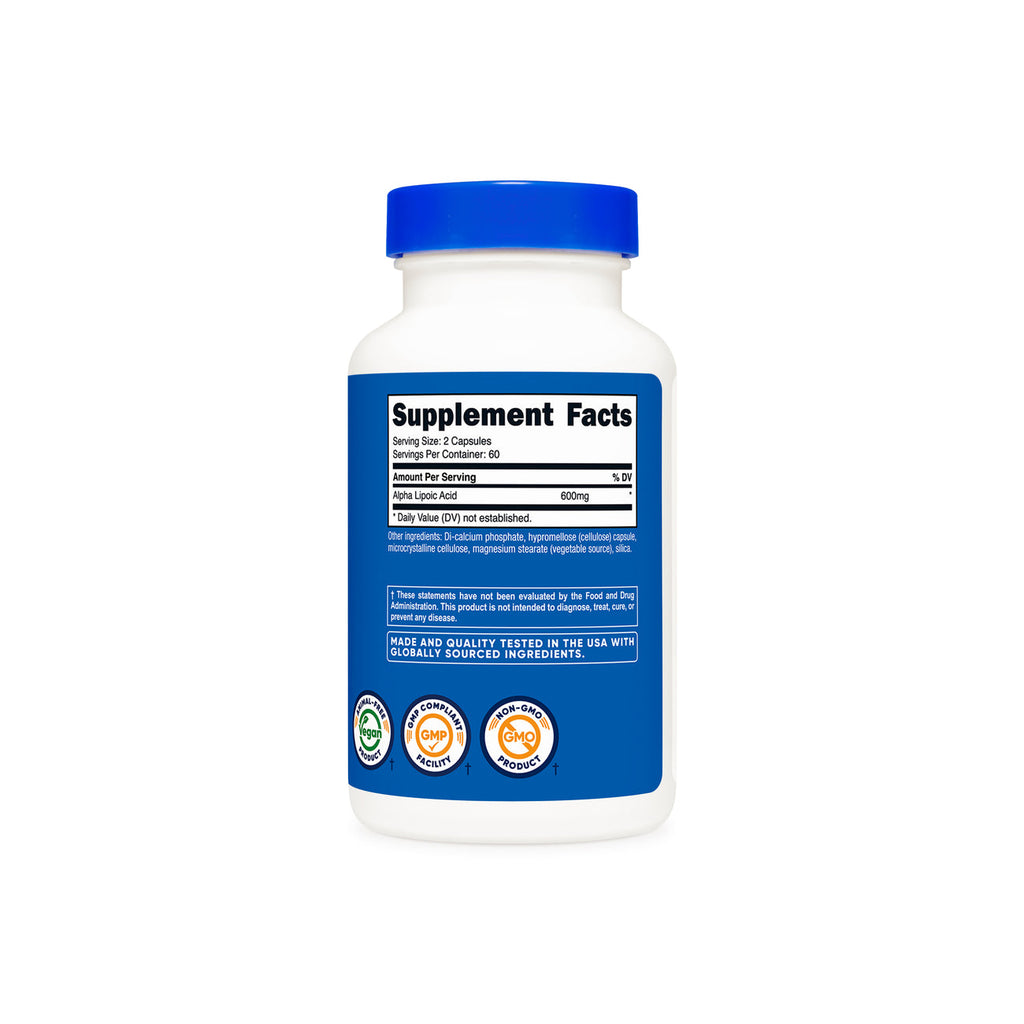 Nutricost Alpha Lipoic Acid 120 Capsules