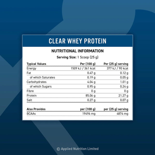 Clear Whey Protein 35 servings Applied nutrition