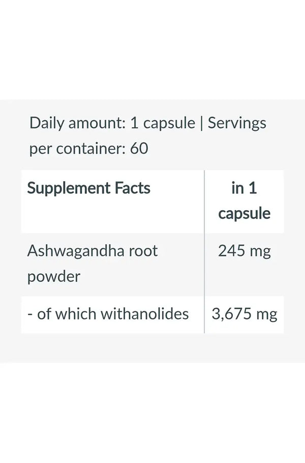 Ashwagandha Biotech 60 pills