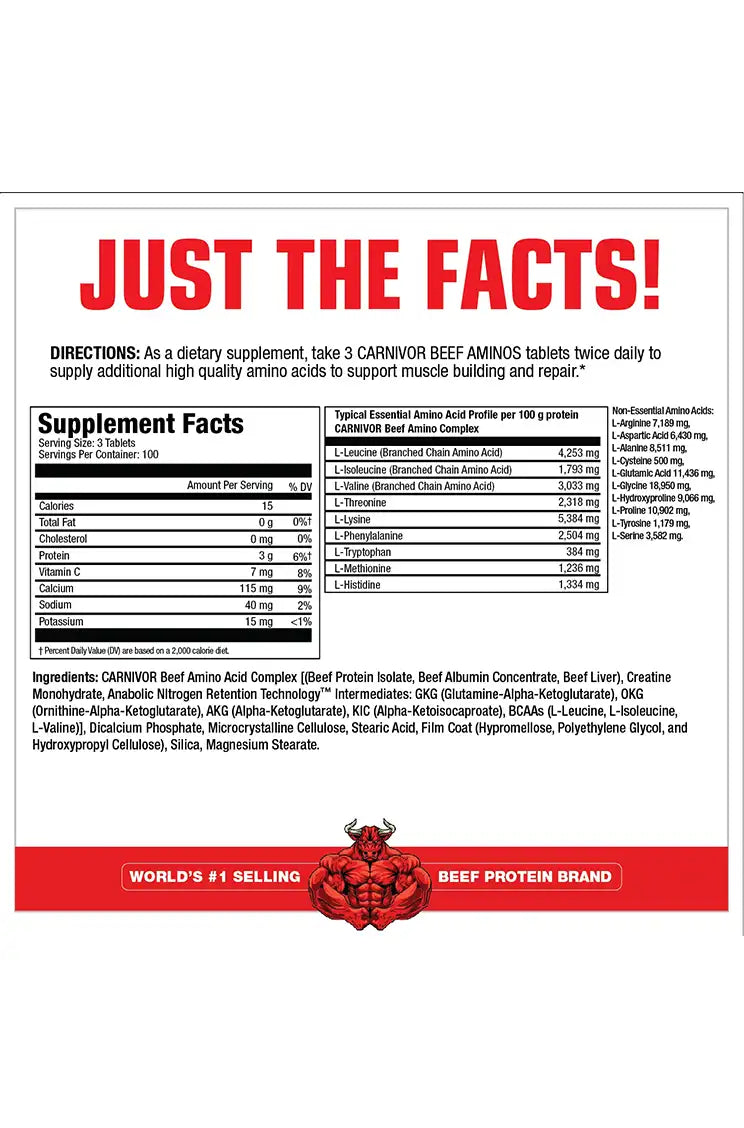 Amino beef Carnivor Musclemeds