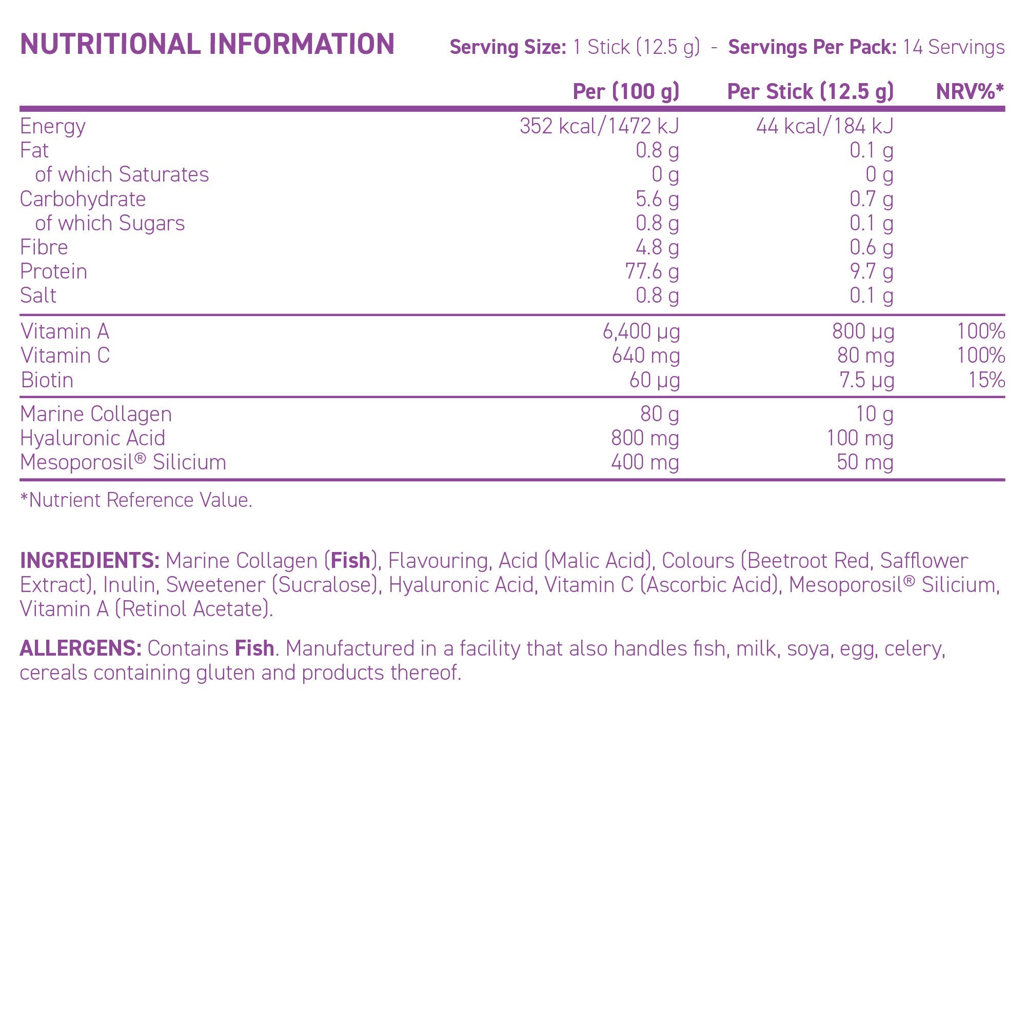 Coleen's Marine Collagen (14 Servings) Applied nutrition
